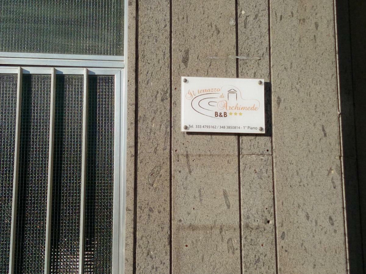 סירקוזה Affittacamere Il Terrazzo Di Archimede מראה חיצוני תמונה